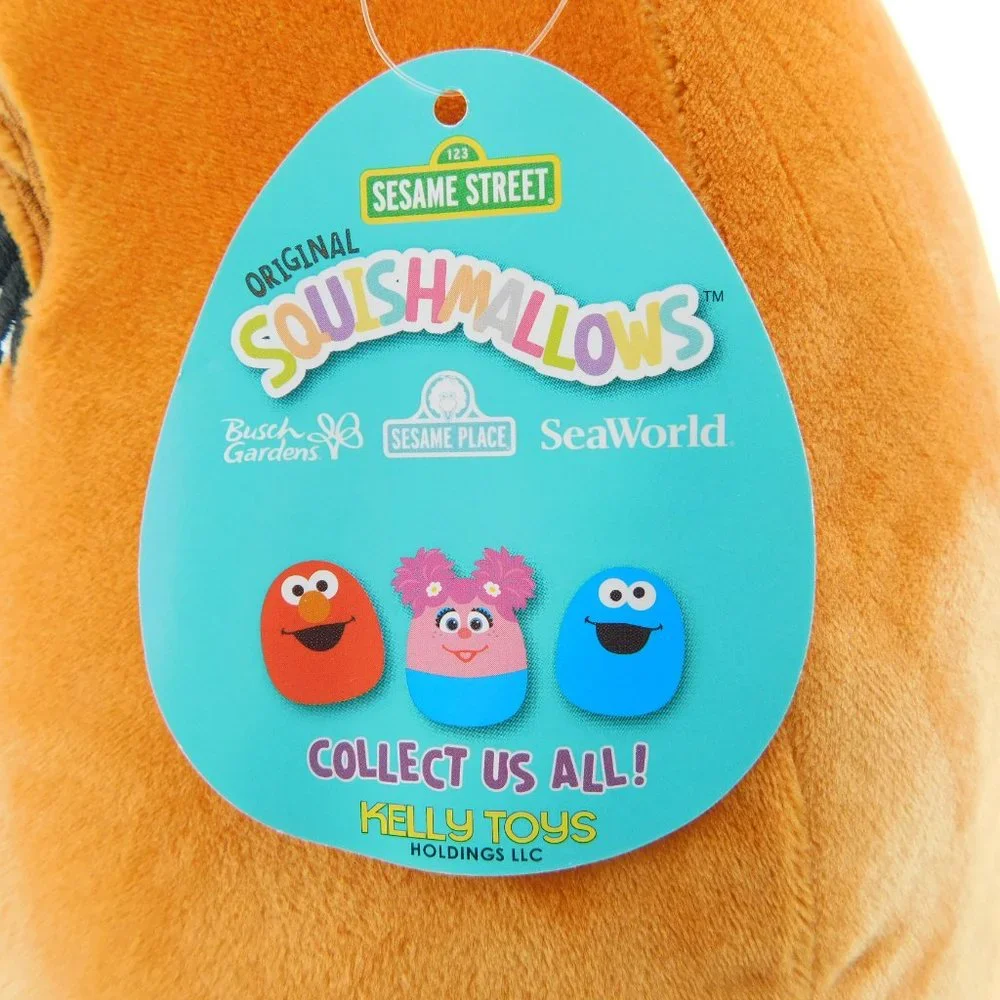 New Snuffleupagus SQUISHMALLOWS Sesame Street Character SNUFFY Plush Pillow